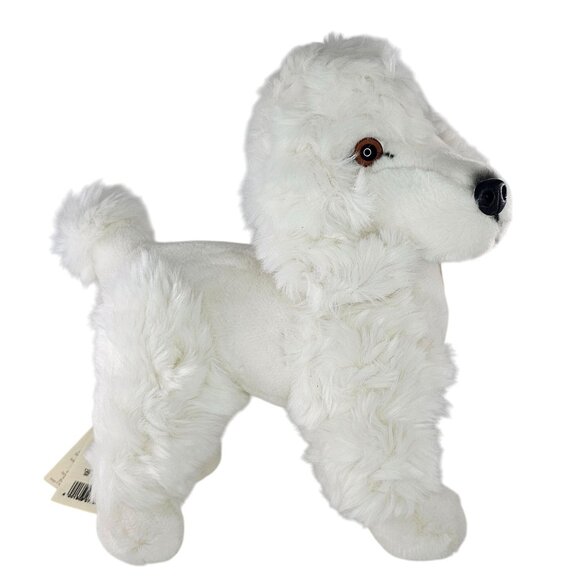 Steiff Mopsy Poodle Plush Dog White 079382 With Original Tags - Picture 2 of 14